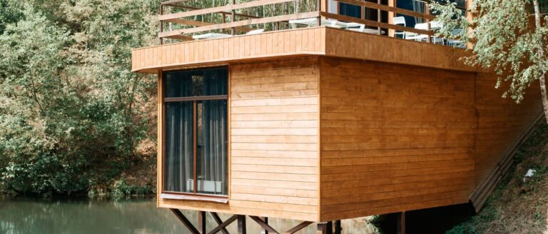Cabañas de paneles de madera
